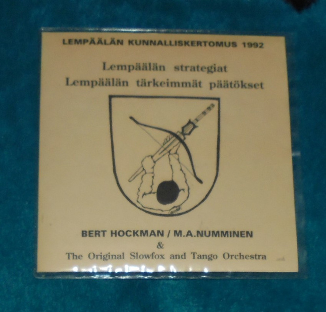 BERT HOCKMAN / M.A. NUMMINEN  Lempäälän Kunnalliskertomus 7"