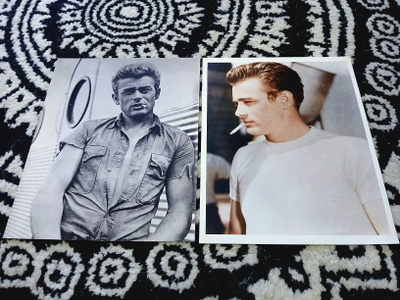 James Dean 2 kpl valokuvakopiota