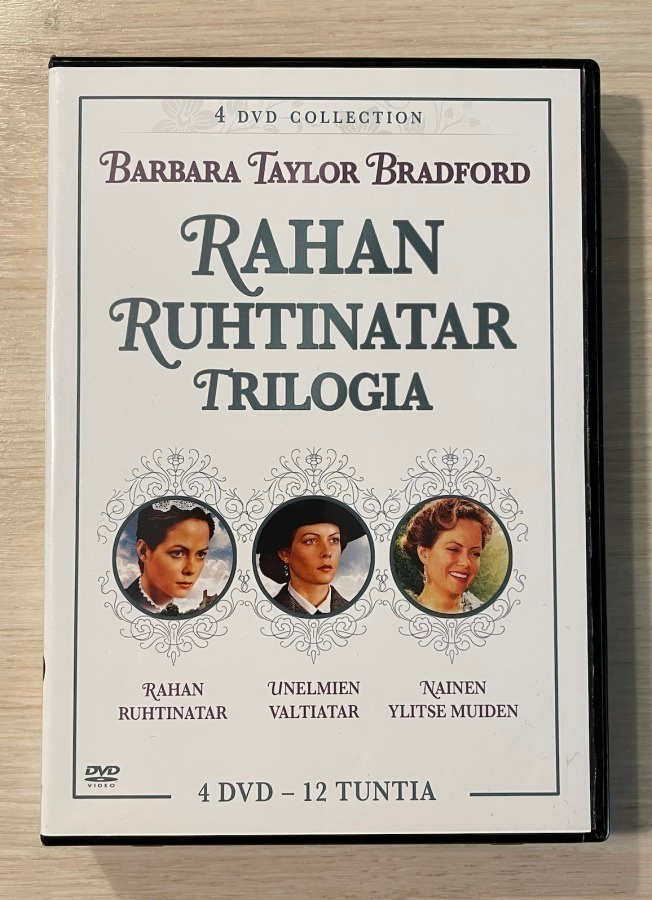 Barbara Taylor Bradford: RAHAN RUHTINATAR -trilogia (4DVD)