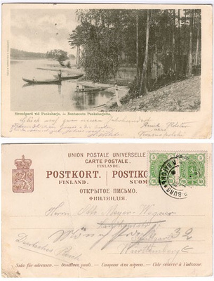 Punkaharju 1899 pk Saksaan