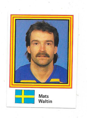 1983 SWE Semic MM-Tarra #6 Mats Waltin , Ruotsi