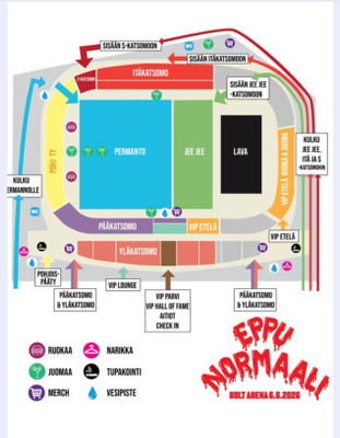 Eppu Normaali Kenttälippu x2 Bolt