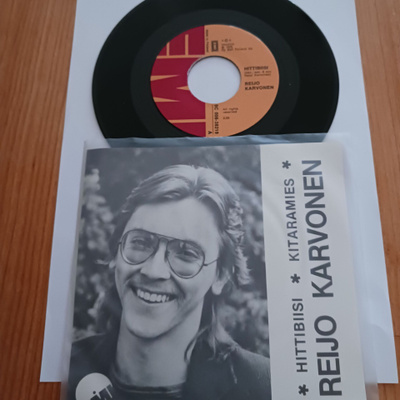 Reijo Karvonen – Hittibiisi 7" ps 1976 Reggae, Pop Rock mint