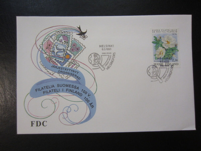 FDC 1993 Järjestäytynyt filatelia Suomessa 100 vuotta