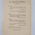 Max Brod : Franz Kafka - pikkukuva 2