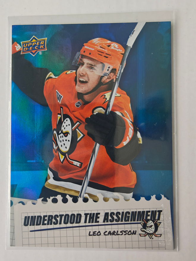 Leo Carlsson 2025-26 UD Extended Understood the Assignment