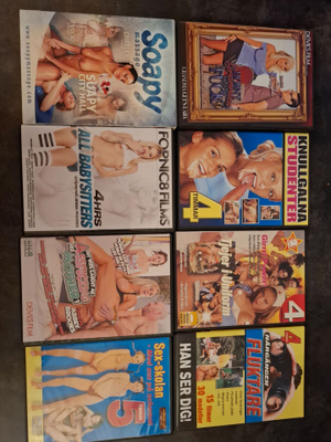 Aikuisviihde dvd 8kpl