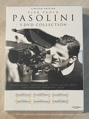 Pier Paolo Pasolini -kokoelma (1962-1975) 5DVD (UUSI)