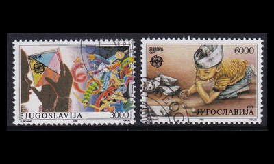 Jugoslavia 2340-1 o Europa lasten leikit (1989)