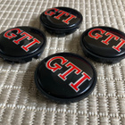 GTI logolla keskilätkät 65mm - pikkukuva 2