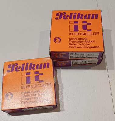 3 pkt pelikan mustenauha