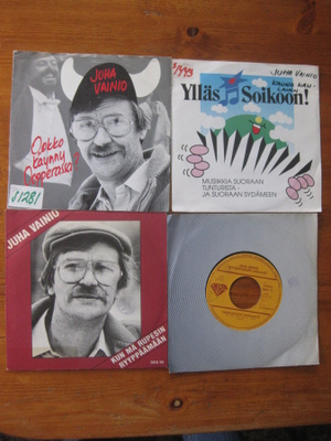 SINGLE (7" - 45) 8 kpl Juha Watt Vainio