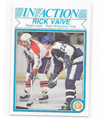 1982-83 OPC #336 Rick Vaive Toronto Maple Leafs