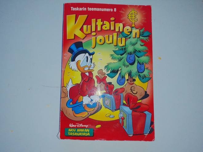 Aku Ankan taskukirja teemanumero 8 Kultainen joulu