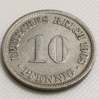 Saksa 10 Pfennig 1908F - pikkukuva 3