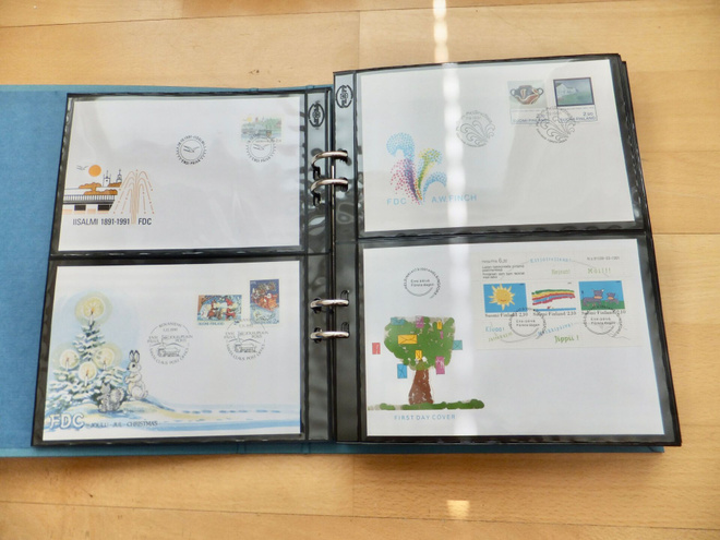 n 103 VANHAA FDC Ensipäiväkuorta Hyvässä Albumissa 1990-l