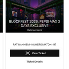 Blockfest exclusive liput 2kpl - pikkukuva 1