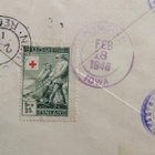 Kirjattu ja sensuroitu punaristikirje 1946 USAhan - pikkukuva 4