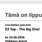 ZZ Top pääsyliput - pikkukuva 1
