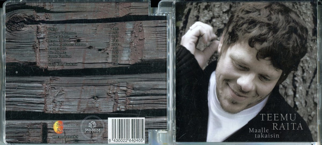 TEEMU RAITA . CD-LEVY .MAALLE TAKAISIN