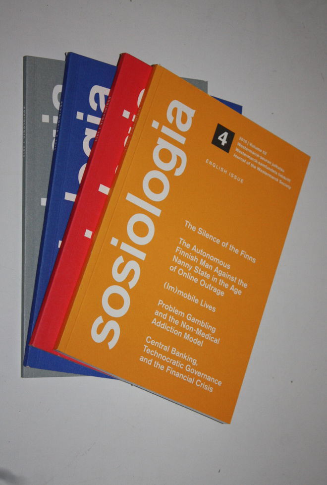 Sosiologia 1-4/2015 (vuosikerta) : Westermarck-seuran jul...