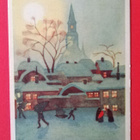 Vanha joulukortti kulk. 1943 - pikkukuva 1