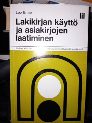 Erme : Lakikirjan käyttö ja asiakirjojen laatiminen  ( SIS P