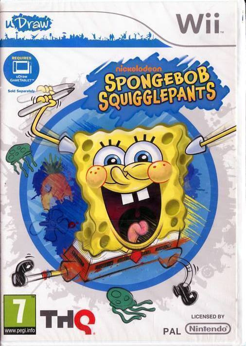 * SpongeBob SquigglePants uDraw PAL Wii / Wii U Sinetöity
