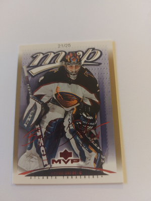 03-04 Upper Deck MVP Canadian Exclusives #28 Byron Dafoe /25