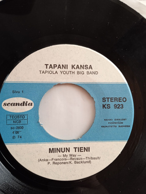 SINGLE- LEVY: TAPANI KANSA SCANDIA KS 923