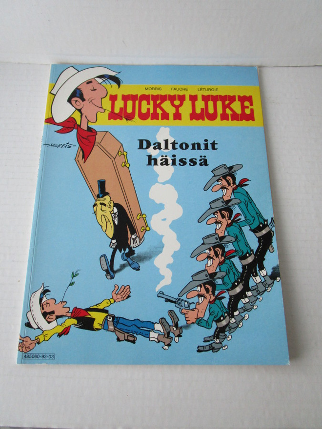 Lucky Luke: Daltonit häissä, 1.painos