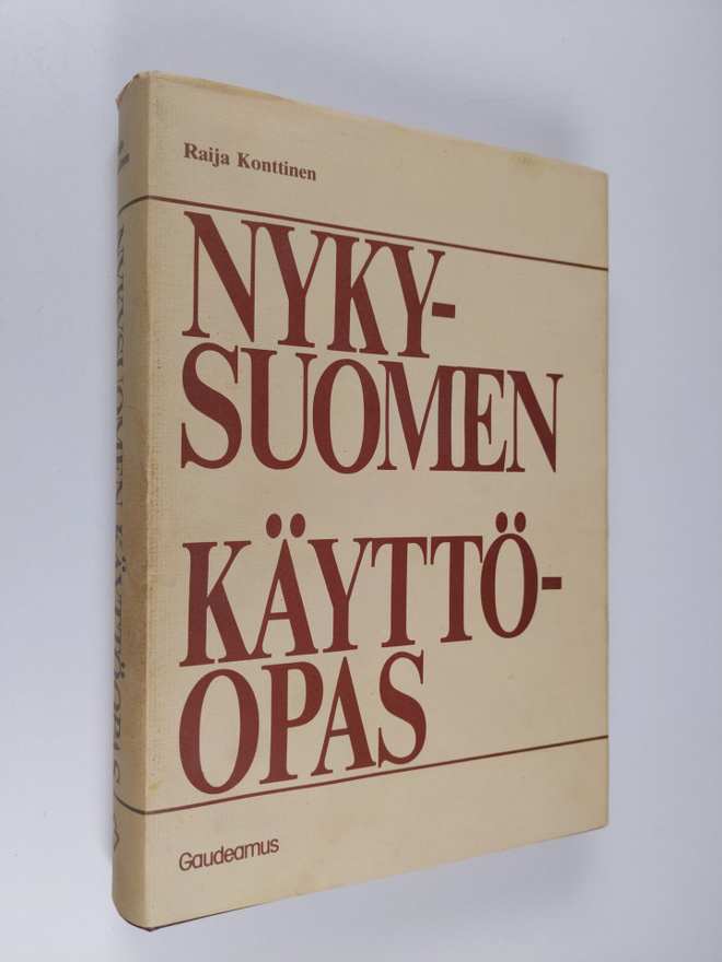 Raija Konttinen : Nykysuomen käyttöopas : koko kansan kie...