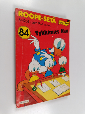Walt Disney : Roope-setä 8/86 : Tykkimies Aku