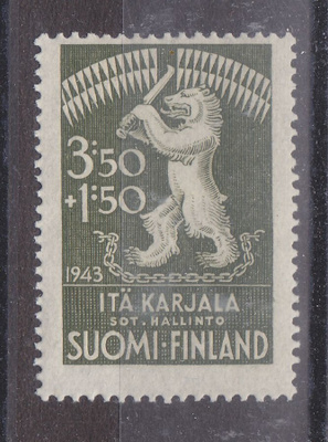 Itä-Karjala hyväntek liimakkeellisena.