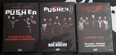 Pusher 1-3 - 3 x DVD - Mads Mikkelsen - Kim Bodnia