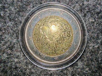 2 € Suomi 2008  Ihmisoikeuksien julistuksen 60. juhlavuosi