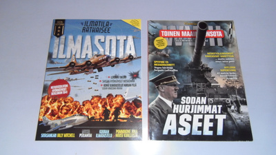 Sotahistoria lehdet  2 kpl