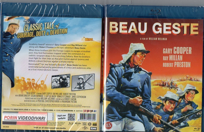 Beau Geste - Erämaalinnakeen Sankarit	(76 373)	UUSI	-FI-	BLU