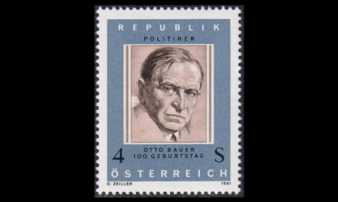 Itävalta 1678 ** Poliitikko Otto Bauer (1981)