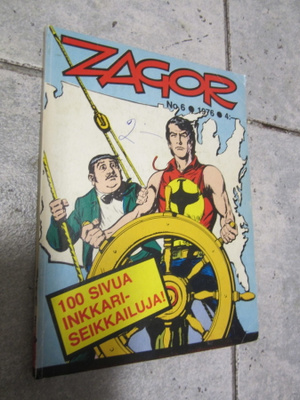 ZAGOR  6 / 1976 ( hyväkuntoinen )