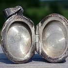 Vanha Hopeinen kuvakehys? Mitat - 18*15 mm. - pikkukuva 3