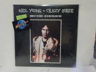 NEIL YOUNG + CRAZY HORSE - DOWN BY THE RIVER UUSI LP