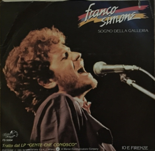 Franco Simone - Sogno Della Galleria 7" Vinyyli