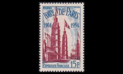 Ranska 1001 ** Pariisin messut 50v (1954)