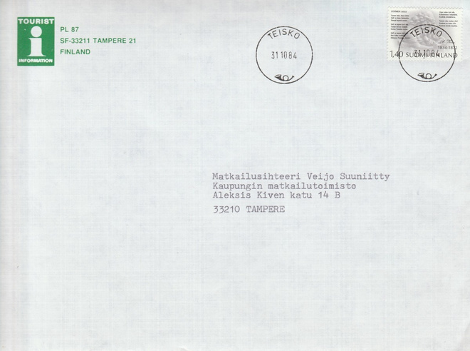 Postileima, TEISKO 31.10.1984, VIIMEINEN KÄYTTÖPÄIVÄ