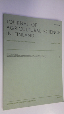 Journal of agricultural science in Finland n:o 5/1988