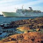 Vanha laivapostikortti S/S Svea Jarl Silja Line - pikkukuva 1