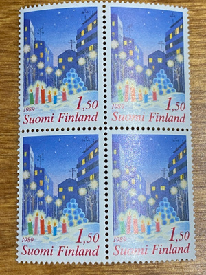 JOULU 1,50MK 1989 NELIÖ**