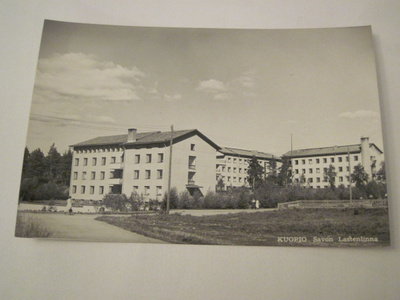VANHA Postikortti Kuopio 1950-l Alkup.Mallikappale