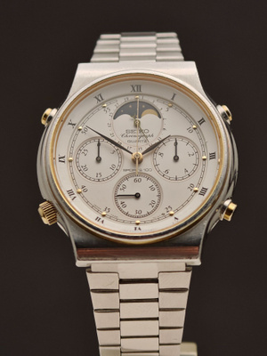 Seiko Chronograph Quartz Sports 100 "Moonphase" (7A48-7000)